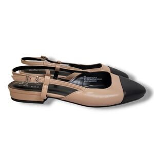 Seychelles Sofia Slingback Flats Womens Size 8 Cap Toe Balletcore